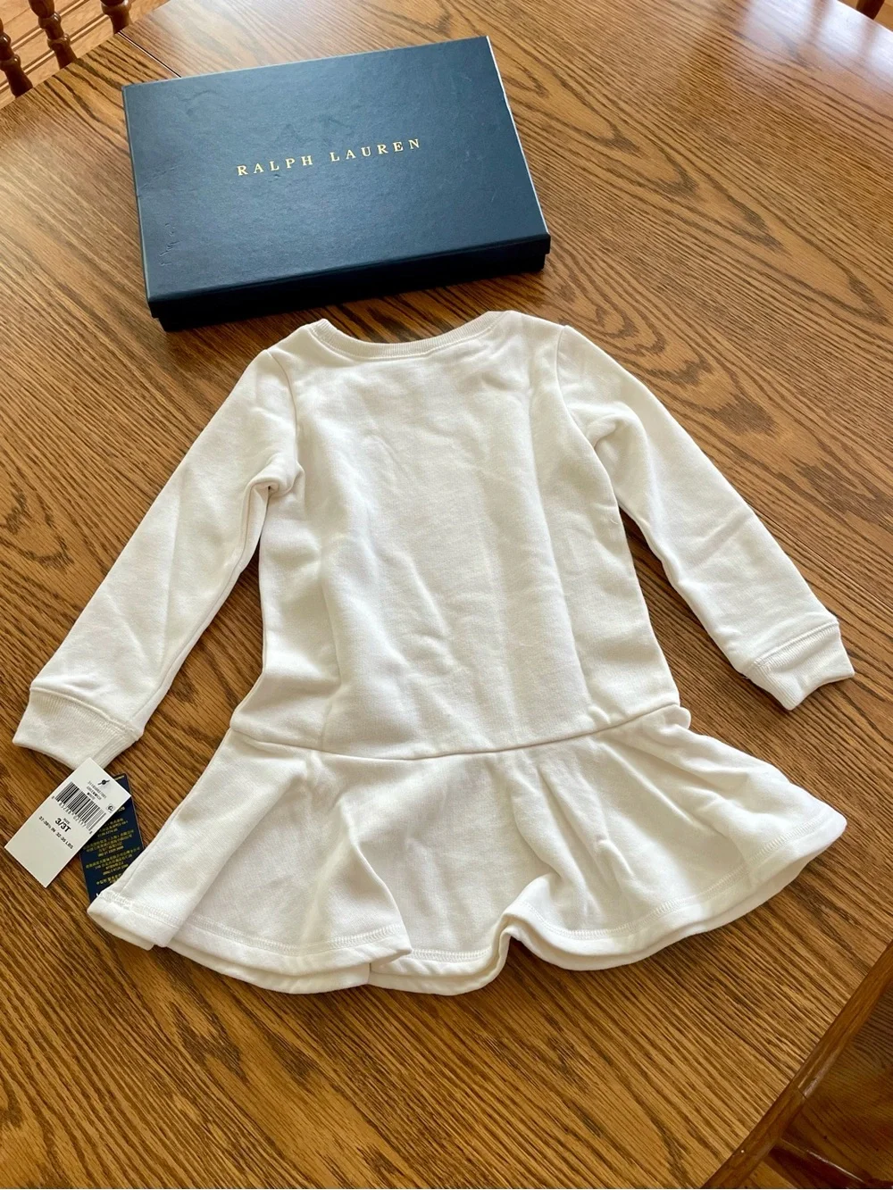 Ralph Lauren Cotton Fleece Dress (Girls 3T)